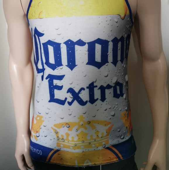 🇲🇽🏖️Corona Extra Branded Beer Tank Top Small - Picture 5 of 7